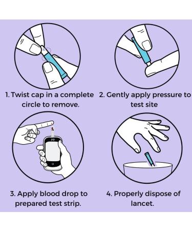 Pip Lancets 30G x 1.6mm 100ct Box - Sterile Blood Sampling Devices - Buy Online on GoSupps.com