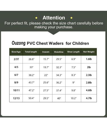 Kids Waterproof Chest Waders for Youth Fishing and Hunting - Camo 4/5 - Buy Online on GoSupps.com