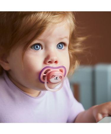 Philips Avent Ultra Air Pacifier SCF349/12 - Giraffe & Bear 2-Pack | Soft Safe Animal Print Pacifiers for Babies - Buy Online on GoSupps.com