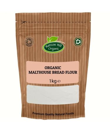 Organic Malthouse Bread Flour 1kg by Hatton Hill Organic - Buy Online on GoSupps.com