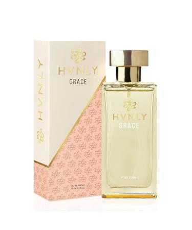 HVNLY Grace Eau De Parfum For Women | Long Lasting Premium Gourmand Floral Perfume With Notes Of Vanilla Orange Lily Of The Valley | Best For Office Wear Casual Wear | 1 oz (Pack of 1) Grace 1.01 Fl Oz (Pack of 1) - Buy Online on GoSupps.com
