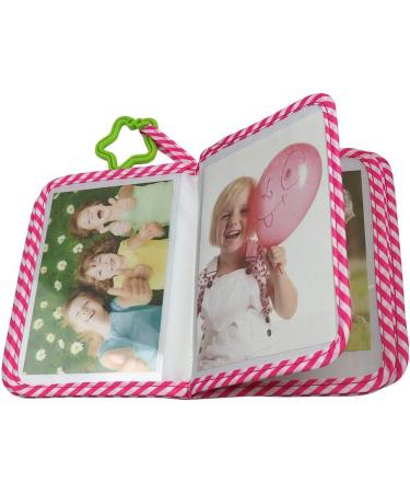 Baby Photo Album - Soft Fabric 4x6 Inches Holds 17 Photos | Perfect First Album Gift for Babies - Green - Buy Online on GoSupps.com