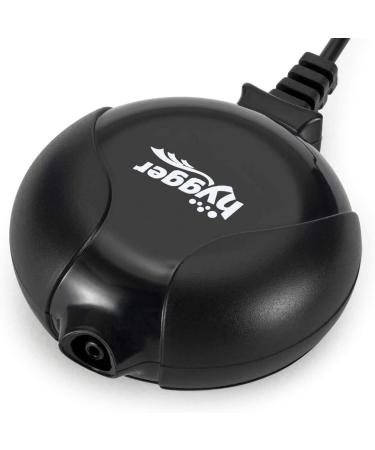 Hygger Quiet Aquarium Oxygen Pump - Ultra Quiet 33dB | 1.5W Power | 420ml/m | Ideal for Fish Pools & Nano Aquariums - Black - Buy Online on GoSupps.com