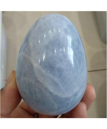 Crystal 1pc 300-340g Natural Blue Crystal Sparkling Blue Celestite polishing Stones Stone Collection - Buy Online on GoSupps.com