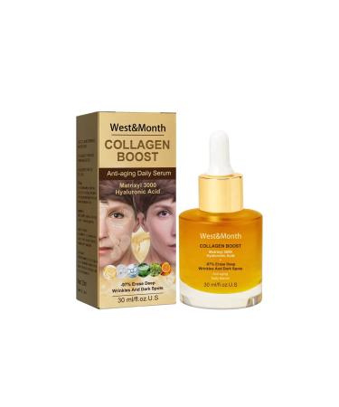 Collagen Anti-Wrinkle Essence Dilutes Spots Moisturizes and Repairs Skin Barrier 1 count (Pack of 1)