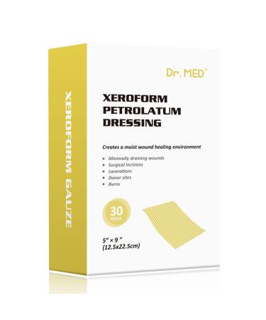 Dr.Med Xeroform Petrolatum Dressing Patch, 5