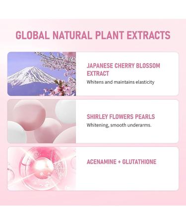30g Sakura Gluta Lightening Pearl Capsules Under Arm Cream Cosros Under Arm Whitening Cream Booster Brightening Sakura (2PCS) - Buy Online on GoSupps.com