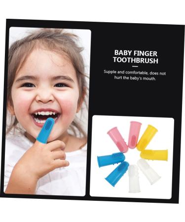Orfofe 12-Piece Silicone Finger Toothbrush Set for Toddlers - Gentle Oral Care & Massager - Buy Online on GoSupps.com