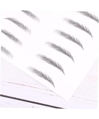 Beavorty 4 Sheets Pairs Makeup Brow Sticker Black Makeup Eyebrow Makeup Tools Eyebrow Stickers 6 Proof - Buy Online on GoSupps.com