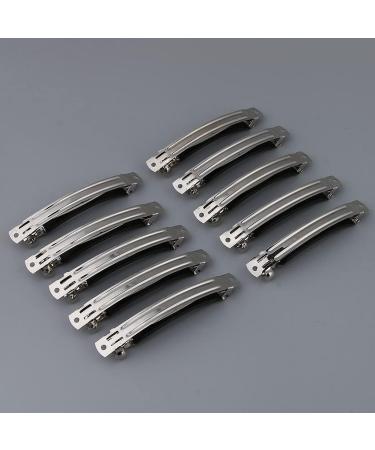 Prettyia 10 Pcs Hair Clip Blanks - 10cm DIY Hair Clips for Bows & Crafts | Perfect for Customization - Buy Online on GoSupps.com
