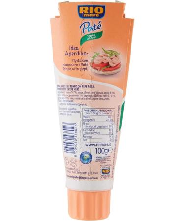 Rio Mare 6x Rio Mart Patest Tonno 3 trek pepes 3 paprika 100g smerterbaar - Buy Online on GoSupps.com