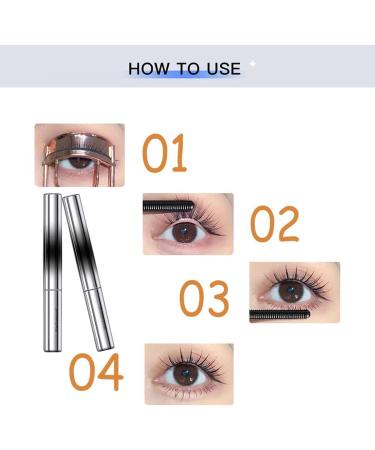  behound Metal Mascara No Bristleless Mascara Bristleless Free Mascara Extra Thin Washable Metal Mascara Long Lasting Curling Metal Mascara (3 Pcs) - Buy Online on GoSupps.com
