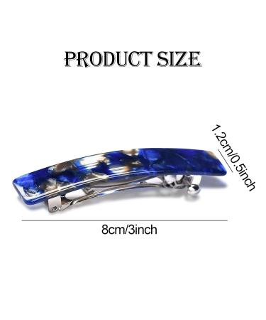 Tshaoun 3-Piece French Vintage Hair Clips - Classic Accessories for Fine & Medium Thick Hair - Rectangle Tortoise Style Hair Clips for Women & Girls - Buy Online on GoSupps.com