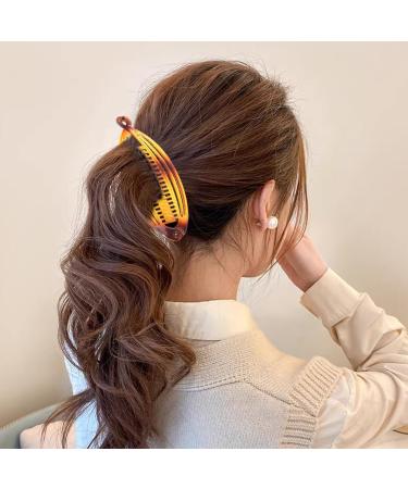 SculptZen 3 Pcs Banana Hair Clip Vintage Fish Shape Clamp Clincher Combs Fishtail Hairpin Long Hair Clips Ponytail Hair Comb Barrettes Hair Accessories for Women Fishtail Hair Clip for Thick Thin Hair - Buy Online on GoSupps.com