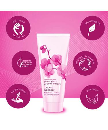 Aroma Magic Turmeric Cleanser for Combination Skin - 100g | Soothing & Gentle International Shipping - Buy Online on GoSupps.com