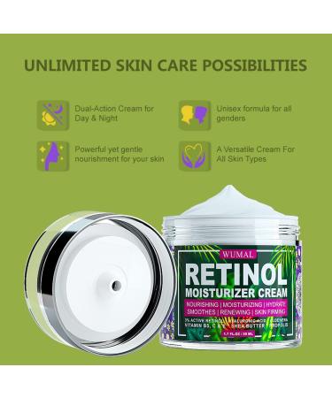 Buy Retinol Cream for Wrinkles & Fine Lines - 1.7 oz Moisturizer for All Skin Types - International Shipping Available - Buy Online on GoSupps.com