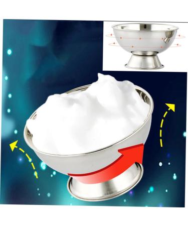 Premium Stainless Steel Shaving Bowl | Healeved Shaving Soap Accessories for a Superior Shave - Buy Online on GoSupps.com