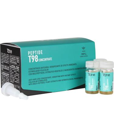 Tahe Peptide T98 Anti-hair loss densifying pack with Multi-peptides: Concentrate 6 x 10 ml + Peptide T98 Shampoo 300 ml - Buy Online on GoSupps.com
