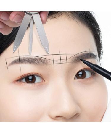 Buy Pohove Eyebrows Template Ruler - Precision Microblading & Eyebrow Mapping Tool | Stainless Steel Fibonacci Caliper for Perfect Eyebrow Balance - Buy Online on GoSupps.com