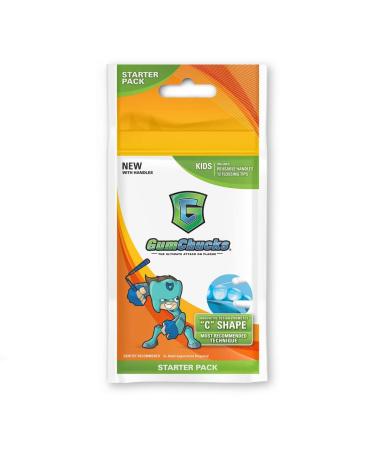 GumChucks | Faster easier flossing! | Kids Floss StartPack | Reusable Handles + Universal Flossing Tips
