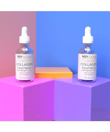 Collagen Facial Serum Tighten Firm & Smooth with Collagen Peptide & Green Tea Advanced Collagen Repair Anti Aging Facial Formula 1 Oz MD Selections Collagen Facial Serum (Pack of 1) - Buy Online on GoSupps.com