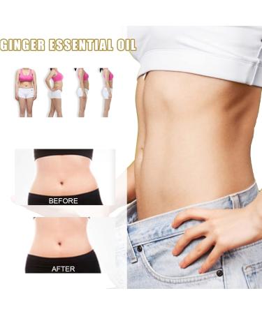 Buy Abdominal Drainage Ginger Oil - 70ml Slimming Oil for Tight Skin & Improved Blood Circulation | Natural Weight Loss Solution - Buy Online on GoSupps.com