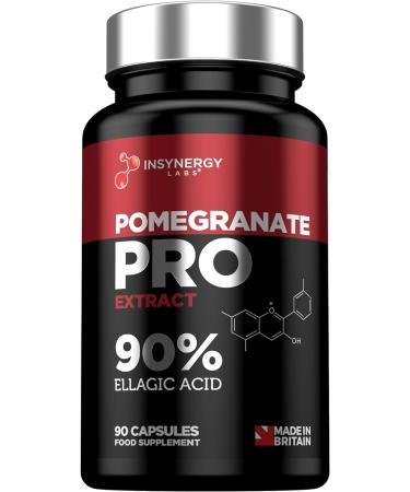 Pomegranate PRO 42,000mg Ultra Premium Supplement - 35x Concentrated, 90% Ellagic Acid, 90 Vegan Capsules - Buy Online on GoSupps.com