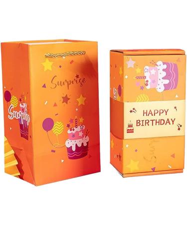 N/A Happy Birthday Surprising Boxes Creative Cards Explosion Gift Box for Relatives Loved Ones Gift 20pcs Bounce Boxes Gift Boxes Gift Bags Yellow HAPPY BIRTHDY - Buy Online on GoSupps.com