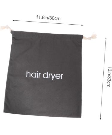 NOLITOY 5 Pcs Hair Dryer Storage Bag Black Backpack Hairdryer Bag for Travel Hair Dryer Cloth Bag Gym Bag - Buy Online on GoSupps.com