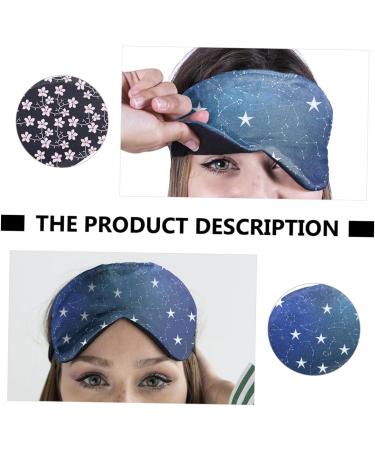 GLEAVI 3Pcs Elastic Band Sleep Eye Mask Set for Men and Women - Peach Skin Goggles with Cartoon Design for Ultimate Comfort and Restful Sleep - Buy Online on GoSupps.com
