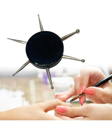 MagiDeal 2xMultipurpose Nail Dotting Tool Drawing Nail Pens Painting Embossing Rhinestone Picker 6 Heads Black 3 Pcs - Buy Online on GoSupps.com