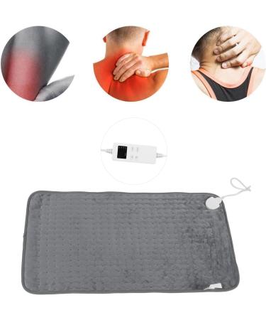 Atyhao Heating Pad - 6 Settings Fast Heating Soft & Comfortable for Back (Gray) - Perfect for Pain Relief - Buy Online on GoSupps.com