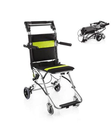 Portable Folding Travelling Outdoor Comfortable Mobile Wheelchair Displacement Machine Ultra Lightweight Aluminum Alloy Transport Outdoor Comfortable Mobile Wheelchair Displacement Machine