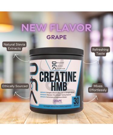 DNA Discover Creatine HMB - Natural Muscle Growth & Recovery for Men & Women | Grape Flavor - Shop Internationally - Buy Online on GoSupps.com