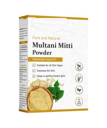 100% Natural Multani Mitti powder for Exfoliating Soothing Nourishing 200 Grams