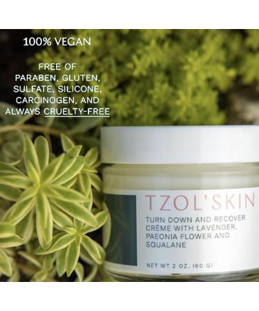 TZOL SKIN Turn Down and Recover Cr me - Hydrating Night Face Cream for Soothing Nourishing and Toning - Paraben Sulfate Silicone Free Vegan & Cruelty Free - Shop Now - Buy Online on GoSupps.com