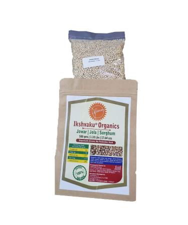 Organic Jowar by Ikshvaku Organics: Nutrient-Rich and Gluten-Free - Buy Online on GoSupps.com