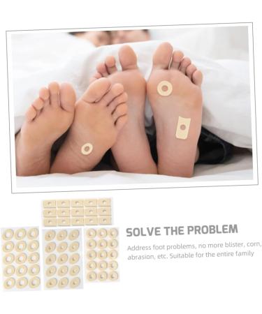 4sheets Latex Corn Stickers Pad Gel Corn Stickers Functional Feet Sticker Toe Corn Remover Foam Stickers Silicone Gel Toe Separator Cushions Toe Protector Foot Latex Sponge - Buy Online on GoSupps.com