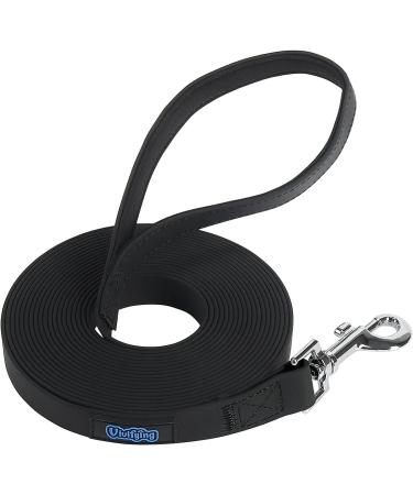 Vivifying 6m Waterproof Tow Line for Dogs with Padded Handle - Perfect for Recall Training Hiking Swimming Beach & Lake (Black) - Buy Online on GoSupps.com