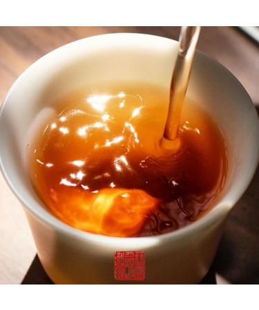 HQZM Yunnan Ancient Tree Golden Bud Ancient Fragrant PuErh Loose Tea 500g Treasure From Deep Mountains - Buy Online on GoSupps.com