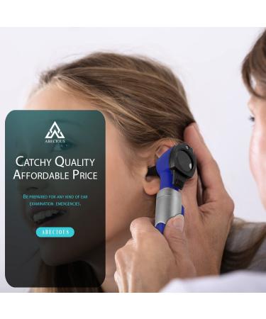 ABECIOUS Mini Otoscope Ear Infection Diagnostic Device with Light - Pocket Size Tool 10x Canula - Blue - Buy Online on GoSupps.com