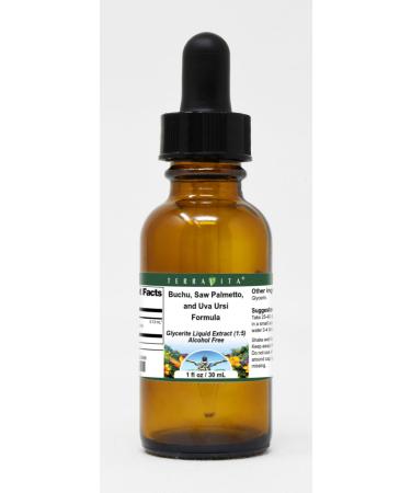 Buchu Saw Palmetto and Uva Ursi Formula Glycerite Liquid Extract (1:5) - No Flavor (1 oz ZIN: 523666)