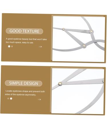 DRESSOOS Eyebrow Drawing Tool Eyebrow Stencil Positioning Eyebrow Measuring Ruler Eyebrow Ruler Makeup Ruler - Buy Online on GoSupps.com