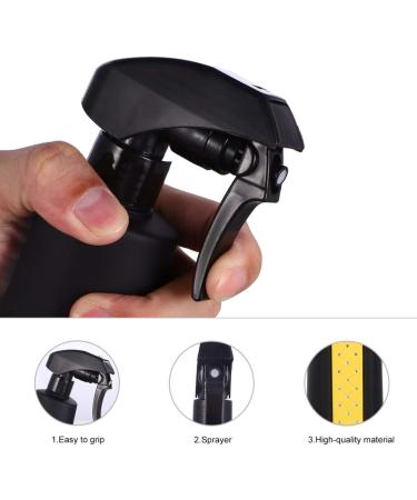 Mikinona Hair Spray Can Water Spray Bottle Container Water Sprayer for Hair Plastic Spray Bottle Water Spray Bottle for Hair Soap Travel Container Plastic Container Water Bottle Diamond Abs 20X8.5X5.5CM Yellow - Buy Online on GoSupps.com