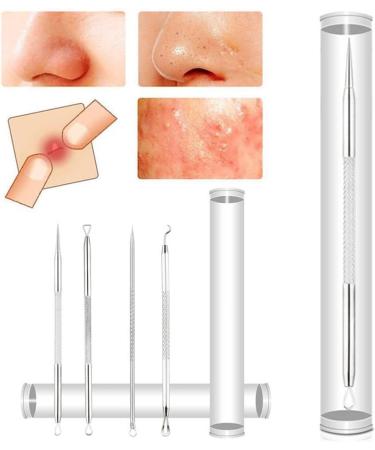 Acne Needle 1pc Acne Needles Stainless Steel Pimple Extractor Acne Clip Pore Cleaner Face Skin Care Tools (Color : 04) - Buy Online on GoSupps.com