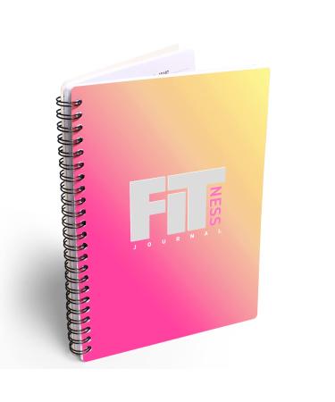Fitness Journal Workout Log Book: Workout Planner for Women & Men - Gym Tracker Notebook for Weight Exercise Training (Pink)