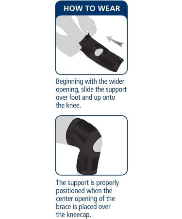 iGO Elastic Knee Support - Medium Black | Premium Comfort & Support for Active Lifestyle - International Shipping Available - Buy Online on GoSupps.com