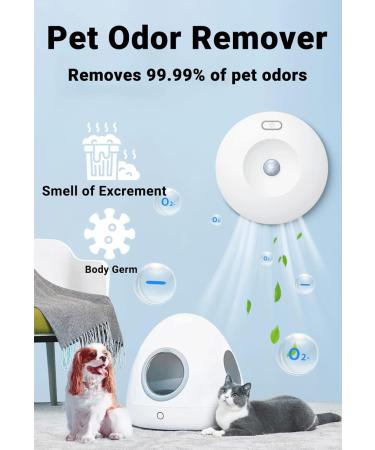 Mknzome Cat Litter Deodorizer | Intelligent Odor Eliminator | 99% Deodorization | Mini Air Purifier for Cat Toilets & Small Spaces - Buy Online on GoSupps.com