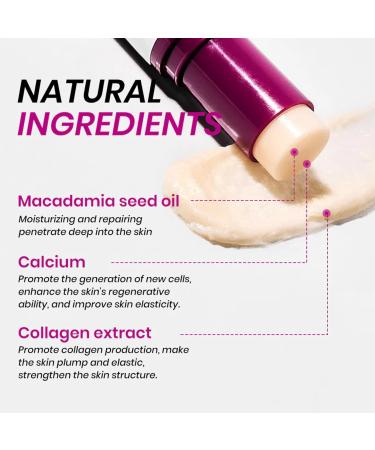 2-Pack Calcium Multi Balm Stick -Collagen Moisturizing Balm Stick for Face Eyes & Neck Anti-Wrinkle Eye Cream Wrinkle Core Sticks For Firming Skin Hydrating Anti-aging 0.16 Ounce (Pack of 2) - Buy Online on GoSupps.com