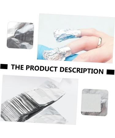  FRCOLOR FRCOLOR 300 Sheets Nail Polish Remover Wraps with Cotton Nail Film Nail Clips Aluminium Mineral Film - Buy Online on GoSupps.com